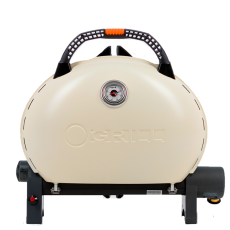 Гриль O-Grill 500MT bicolor газовый черный/кремовый