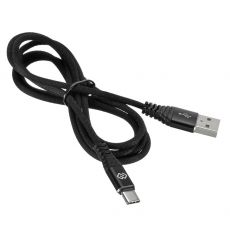 Кабель Digma TYPE-C-1.2M-BRAIDED-BLK USB (m)-USB Type-C (m) черный 1,2м